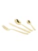 Homla 24tlg. Edelstahl-Besteckset "Martello" in Gold