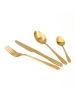 Homla 16tlg. Edelstahl-Besteckset "Abele" in Gold