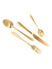 Homla 16tlg. Edelstahl-Besteckset "Abele" in Gold