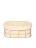 Homla Broodmand "Duncan" beige/goudkleurig - (B)25 x (H)10 cm