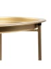 Homla Couchtisch "Staldis" in Gold - (H)47 x Ø 47 cm