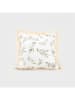 Homla Kussenhoes "Pistacio" wit/groen - (L)45 x (B)45 cm