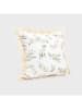 Homla Kussenhoes "Pistacio" wit/groen - (L)45 x (B)45 cm