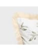 Homla Kussenhoes "Pistacio" wit/groen - (L)45 x (B)45 cm