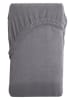 Homla Jersey hoeslaken "Claire" grijs - (L)200 x (B)200 cm