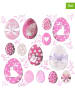 ppd 2er-Set: Servietten "Easter" in Weiß/ Rosa - 2x 20 Stück