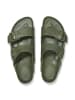 Birkenstock Pantoletten "Arizona" in Grün - Weite N