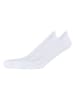 Skechers Skarpety-stopki (4 pary) w kolorze białym