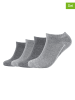 Skechers Skarpety (4 pary) w kolorze szarym