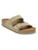 Birkenstock Pantoletten "Arizona" in Beige - Weite S