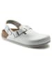 Birkenstock Leren clogs "Tokio" wit