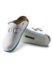 Birkenstock Leder-Clogs "Kay" in Weiß