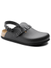 Birkenstock Leren clogs "Kay" zwart