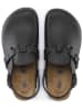 Birkenstock Leder-Clogs "Kay" in Schwarz