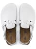 Birkenstock Leren clogs "Kay" wit