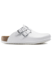 Birkenstock Leren clogs "Kay" wit
