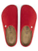 Birkenstock Leder-Clogs "Zermatt Standard" in Rot