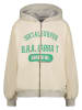 Vingino Sweatjacke in Creme/ Grün