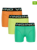 Vingino 3-delige set: boxershorts oranje/groen
