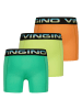Vingino 3-delige set: boxershorts oranje/groen