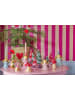 Rice 3-delige set: decoratieve objecten lichtroze/rood