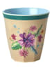 Rice Beker beige/lichtblauw - 250 ml