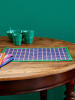 Rice Placemat paars/groen - (L)32 x (B)42 cm