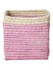 Rice Aufbewahrungskorb in Rosa - (B)20 x (H)20 x (T)20 cm