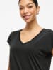 Vila Shirt in Schwarz