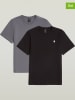G-Star 2-delige set: shirts zwart/grijs