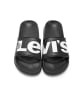 Levi's Klapki w kolorze czarno-białym