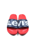 Levi´s Slippers rood/donkerblauw