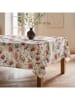 Mint Rugs Obrus "Floral Afrodita" w kolorze biało-jasnoróżowym