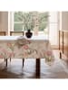 Mint Rugs Tischdecke "Floral Blume" in Weiß/ Rosa