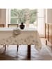 Mint Rugs Obrus "Floral Deva" w kolorze kremowo-niebieskim