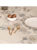 Mint Rugs Obrus "Floral Deva" w kolorze kremowo-niebieskim