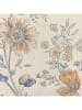 Mint Rugs Obrus "Floral Deva" w kolorze kremowo-niebieskim