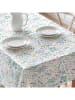 Mint Rugs Tafellaken "Floral And Tropical Elinor" wit/groen/blauw