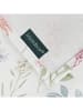 mint Deco Tafellaken "Floral And Tropical Ilma" wit/groen/lichtroze