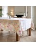 Mint Rugs Tafellaken "Floral Loto" wit/lichtroze/geel