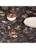 Mint Rugs Tischdecke "Floral Oria" in Dunkelblau/ Grün