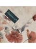mint Deco Tafellaken "Floral And Tropical Amapola" beige/rood