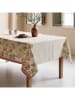 Mint Rugs Tafellaken "Natural Amil" crème/groen