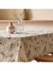 Mint Rugs Tafellaken "Natural Cartagena" crème/groen/zwart