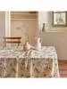 Mint Rugs Tafellaken "Natural Cartagena" crème/groen/zwart