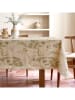 Mint Rugs Tafellaken "Natural Garza" crème/groen/beige