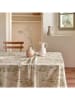 Mint Rugs Tafellaken "Natural Garza" crème/groen/beige