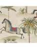 Mint Rugs Tischdecke "Natural Horse" in Creme/ Grün/ Hellbraun
