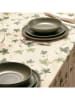 Mint Rugs Obrus "Natural Iri" w kolorze kremowo-zielonym