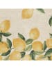 Mint Rugs Tischdecke "Natural Lemon" in Creme/ Grün/ Gelb